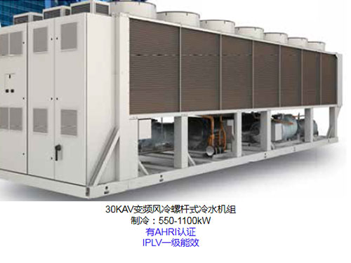 变频风冷螺杆式冷水机组